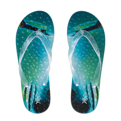 Pearl Flip Flops with Clear Straps