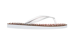 Velvet Flip Flops with Clear Straps