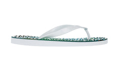 Pearl Flip Flops with White Straps