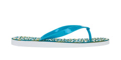 Ripples Flip Flops with Blue Straps