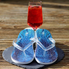 Kingfish Flip Flops with Clear Straps