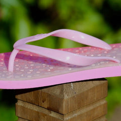 Siam Flip Flops with Pink Straps