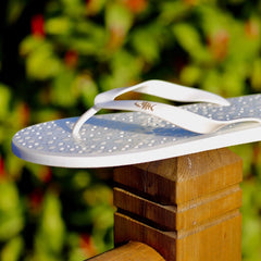 Pure White Flip Flops