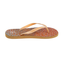 Sushi Flip Flops with Tangerine straps