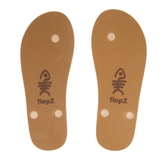 Sushi Flip Flops with Tangerine straps