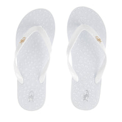 Pure White Flip Flops