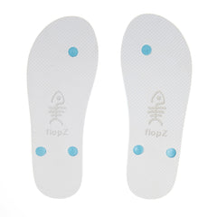 Aqua Flip Flops with Turqouise straps