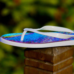 Caprice Flip Flops with White Straps