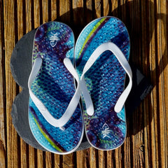 Caprice Flip Flops with White Straps
