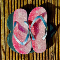 Siam Flip Flops with Silver Straps